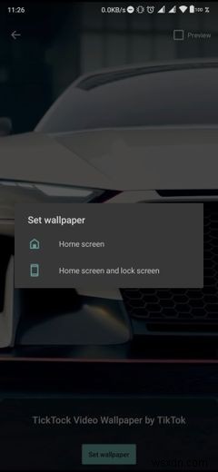 วิธีใช้วิดีโอ TikTok เป็นวอลล์เปเปอร์สดบน Android 