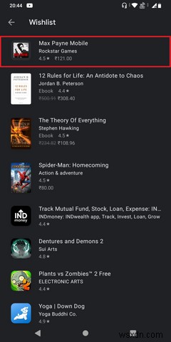 วิธีจัดการรายการสิ่งที่อยากได้ของคุณบน Google Play Store 