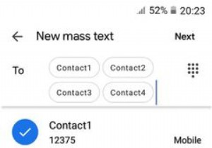 วิธีส่งข้อความกลุ่มบน Android 