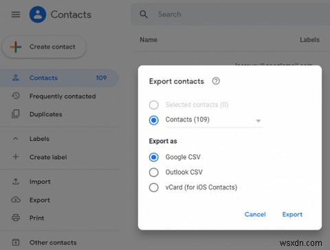 วิธีโอน Google Contacts จาก Android ไปยัง iPhone