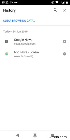 วิธีลบประวัติการท่องเว็บของคุณบน Android 