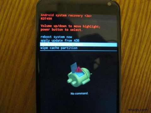 คู่มือซ่อม Android เพื่อแก้ไขปัญหาการบู๊ต 