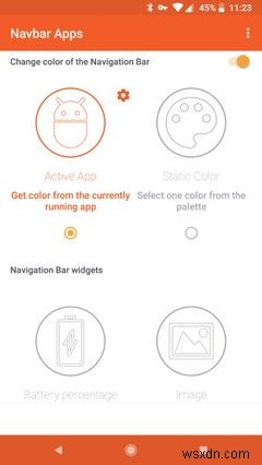 วิธีรับแถบนำทางสีบน Android โดยไม่ต้องรูท 