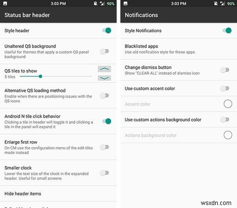 วิธีรับแถบสถานะ Android Nougat และการแจ้งเตือน 