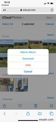 วิธีดาวน์โหลดรูปภาพจาก iCloud 