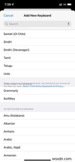 วิธีเพิ่ม ใช้ และลบคีย์บอร์ดของบุคคลที่สามบน iPhone และ iPad 