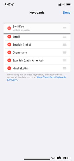 วิธีเพิ่ม ใช้ และลบคีย์บอร์ดของบุคคลที่สามบน iPhone และ iPad 