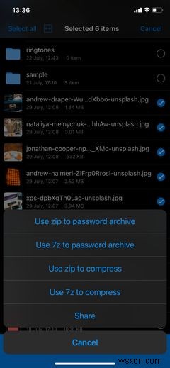 8 แอพที่ดีที่สุดสำหรับสร้างไฟล์ ZIP บน iPhone และ iPad 