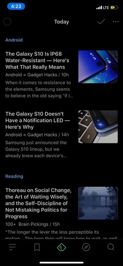 แอพ RSS Reader ที่ดีที่สุด 5 อันดับสำหรับ iPhone 