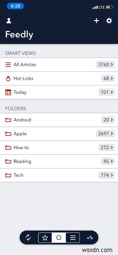 แอพ RSS Reader ที่ดีที่สุด 5 อันดับสำหรับ iPhone 