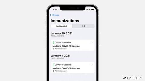 วิธีจัดเก็บบันทึกการฉีดวัคซีน COVID และผลการทดสอบบน iPhone ของคุณ 