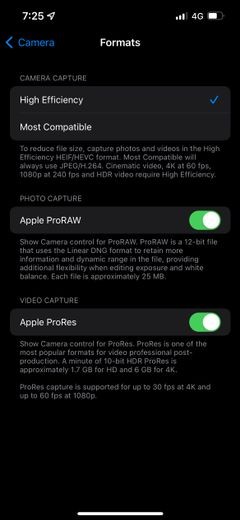 วิธีบันทึกวิดีโอ ProRes บน iPhone 13 Pro 