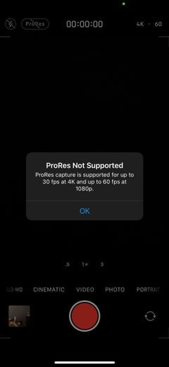 วิธีบันทึกวิดีโอ ProRes บน iPhone 13 Pro 