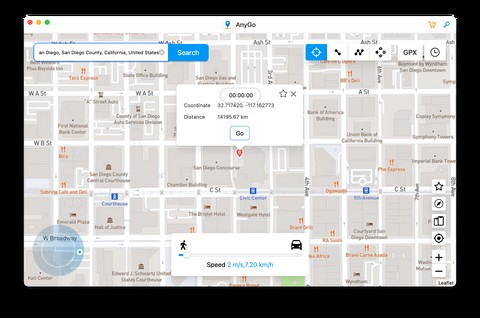 วิธีปลอมตำแหน่ง GPS บน iPhone ของคุณโดยใช้ iToolab AnyGo 