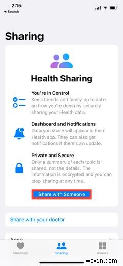การแบ่งปันสุขภาพบน iPhone คืออะไรและคุณใช้งานอย่างไร