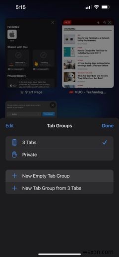 วิธีใช้กลุ่ม Safari Tab ใน iOS 15 และ iPadOS 15 