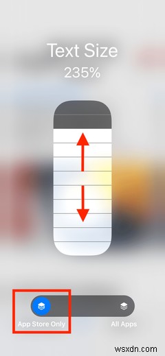 วิธีเปลี่ยนขนาดตัวอักษรสำหรับแต่ละแอพใน iOS 15 