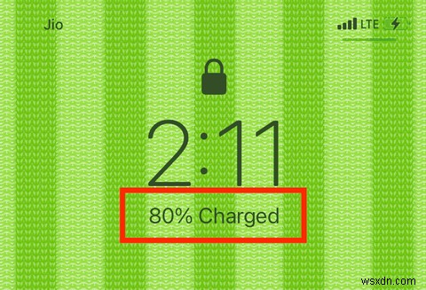 วิธีดูเปอร์เซ็นต์แบตเตอรี่บน iPhone ด้วย Face ID 