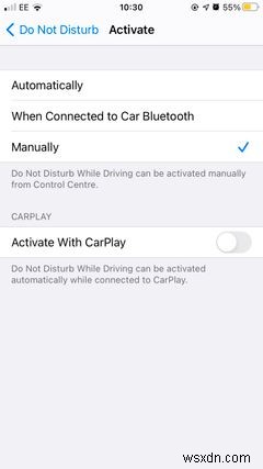 วิธีตั้งค่าห้ามรบกวนขณะขับรถบน iPhone 