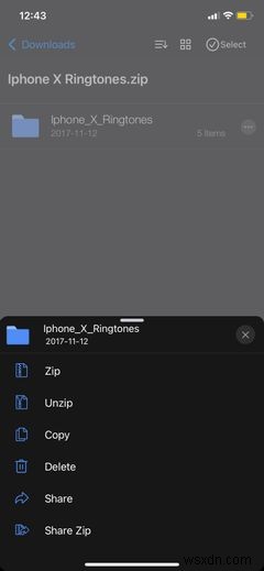 วิธีเปิดไฟล์ ZIP บน iPhone และ iPad 