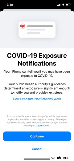 วิธีใช้ตัวติดตาม COVID บน iPhone ของคุณ 