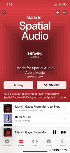 วิธีเปิดใช้งาน Dolby Atmos และ Spatial Audio สำหรับ Apple Music 