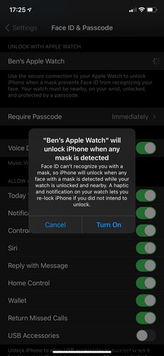 วิธีปลดล็อก iPhone ของคุณด้วย Apple Watch ขณะสวมหน้ากาก 