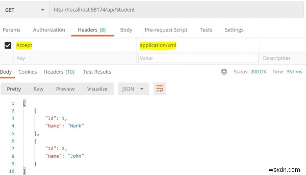 เราจะระบุประเภท MIME ใน Asp.Net WebAPI C # ได้อย่างไร 