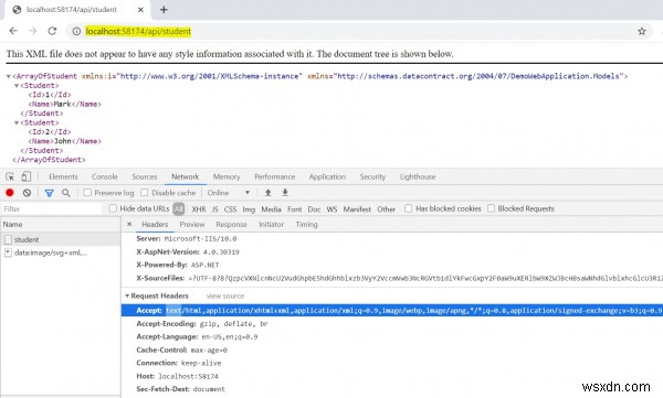 เราจะระบุประเภท MIME ใน Asp.Net WebAPI C # ได้อย่างไร 