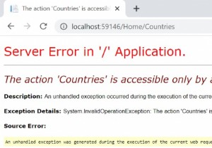 การใช้แอตทริบิวต์ ChildActionOnly ใน ASP .Net MVC C # คืออะไร 