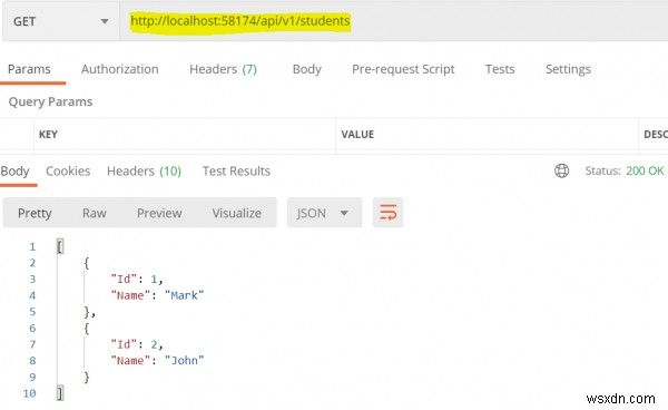 จะทำการกำหนดเวอร์ชันของ Web API ด้วย URI ใน C # ASP.NET WebAPI ได้อย่างไร 