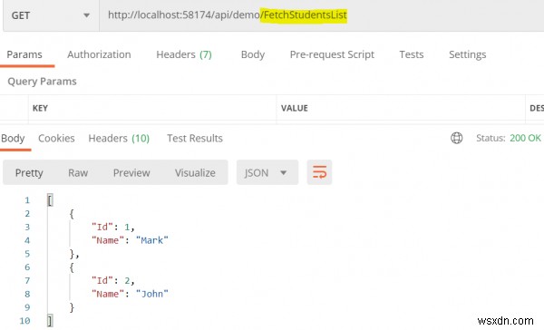 เราจะกำหนดชื่อแทนสำหรับวิธีการดำเนินการใน C# ASP.NET WebAPI ได้อย่างไร 