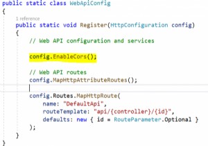 จะแก้ไขปัญหา CORS ใน C # ASP.NET WebAPI ได้อย่างไร 