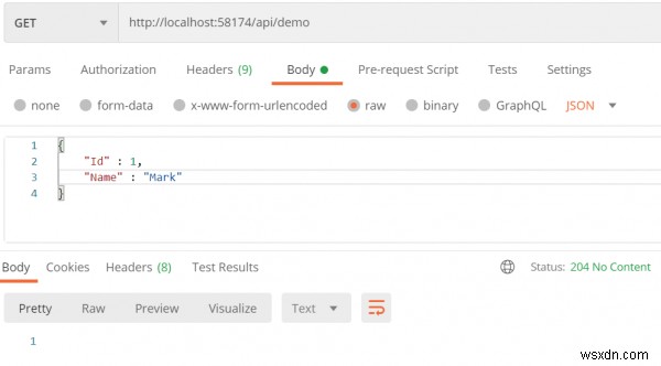 ประเภทผลตอบแทนของการกระทำคอนโทรลเลอร์ใน C # ASP.NET WebAPI มีอะไรบ้าง 