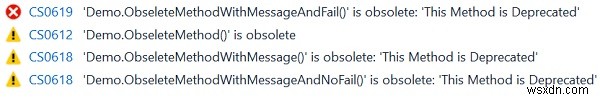 จะทำให้วิธีการเลิกใช้ใน C # ได้อย่างไร? 