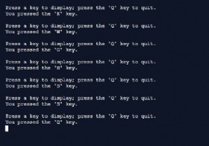 คุณสมบัติ Console.KeyAvailable () ใน C # 