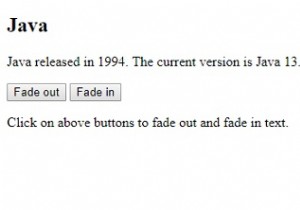 jQuery fadeIn() วิธีการ 