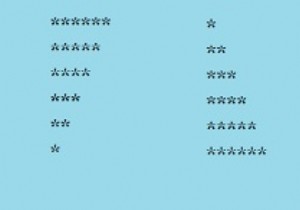 โปรแกรมรูปแบบดาวต่างๆใน C # 