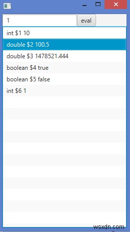 วิธีการใช้ JShell โดยใช้ JavaFX ใน Java 9? 