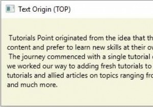 ที่มาของข้อความใน JavaFX คืออะไร? 