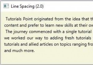 จะปรับระยะห่างบรรทัดในโหนดข้อความใน JavaFX ได้อย่างไร? 