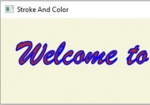 จะเพิ่มจังหวะและสีให้กับข้อความใน JavaFX ได้อย่างไร? 