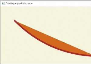 จะสร้าง QuadCurve โดยใช้ JavaFX ได้อย่างไร? 