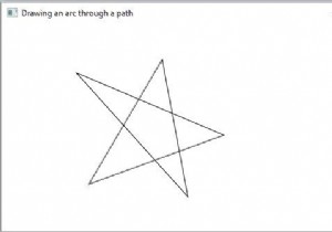 จะวาดรูปร่างที่กำหนดเองใน JavaFX โดยใช้คลาส Path ได้อย่างไร 