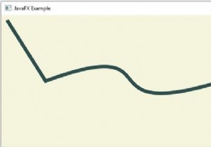 จะสร้างเส้นโค้งลูกบาศก์ขององค์ประกอบพาธใน JavaFX ได้อย่างไร? 