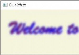 จะเพิ่มเอฟเฟกต์เบลอให้กับโหนดข้อความใน JavaFX ได้อย่างไร? 