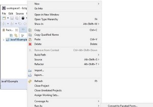 JavaFX พร้อม eclipse 