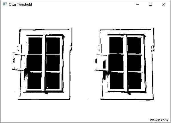 อธิบายเทคนิคเกณฑ์ Otsu ใน OpenCV โดยใช้ Java Example 