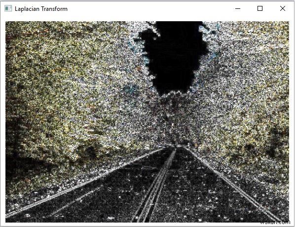 อธิบาย OpenCV Laplacian Transformation โดยใช้ java Example 