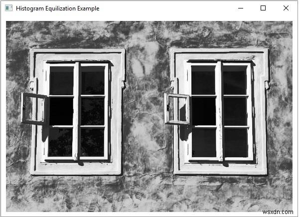 ฮิสโตแกรมอีควอไลเซอร์บนรูปภาพใน OpenCV โดยใช้ Java 